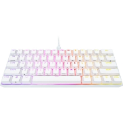 Bild zu Corsair K65 RGB MINI, Gaming-Tastatur (weiß, DE-Layout, Cherry MX RGB Speed Silver) für 77,80€ (VG: 135,65€)