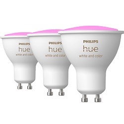 Bild zu 6er Pack Philips Hue White & Color Ambiance GU10 (4,3W/230lm) für 159€ (Vergleich: 199,98€)
