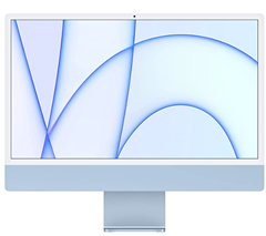 Bild zu Apple iMac 24″ M1 [2021] in blau für 1.088,83€ (VG: 1.203,95€)
