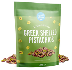 Bild zu Amazon-Marke: Happy Belly griechische Pistazienkerne, 250g für 5,29€