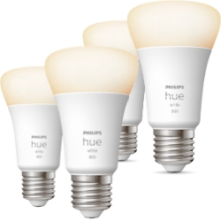 Bild zu 2 x 2er Set Philips Hue White E27 Leuchtmittel Bulb DIM 9W/2700K für 34,95€ (VG: 49,98€)