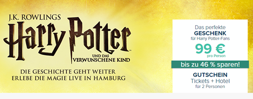 Bild zu Harry Potter und das verwunschene Kind in Hamburg inkl. Übernachtung im Hotel für 99€/Person