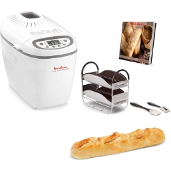 Bild zu Moulinex OW6101 Home Bread – Baguette- & Brotbackautomat (für bis zu 1,5 kg Brot, 16 Programme) für 114,99€ (VG: 141,99€)