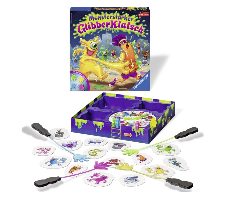 Bild zu Amazon: Ravensburger Kinderspiel 21353 – Monsterstarker Glibber-Klatsch für 12,19€ (VG: 17,14€)