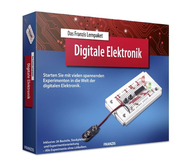 Bild zu Das Franzis Lernpaket Digitale Elektronik 19€ (VG: 28,46€)