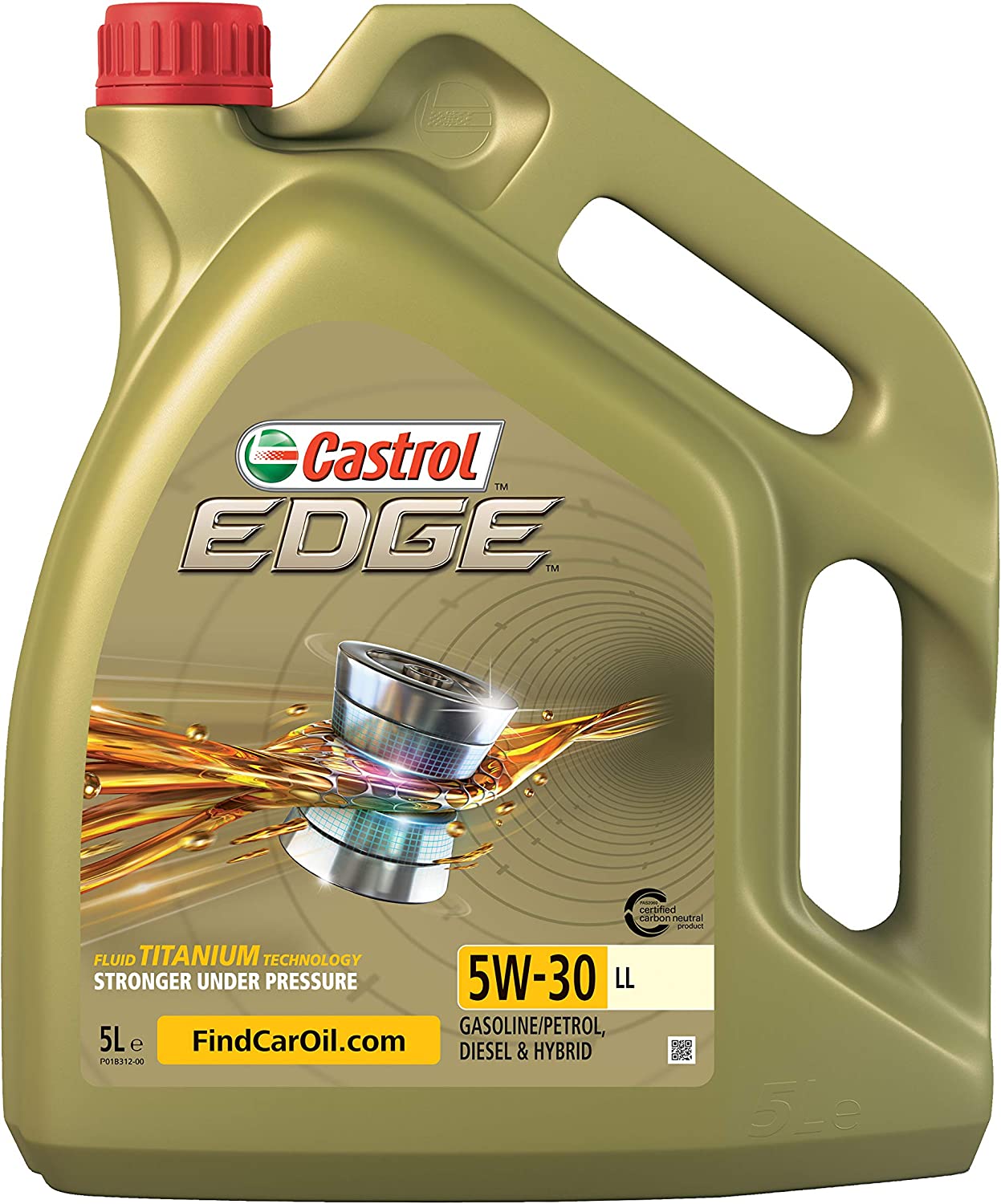 Bild zu 5 Liter Motoröl Castrol Edge 5W-30 LL für 38,24€ (Vergleich: 48,99€)