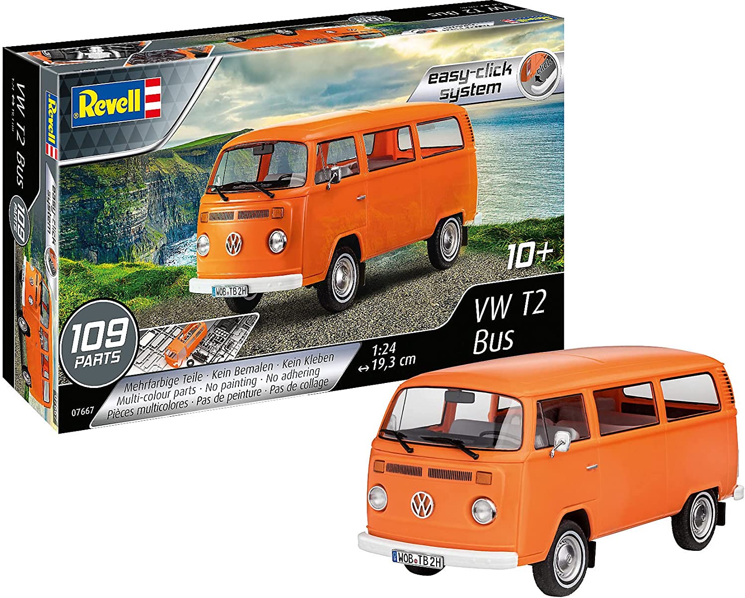 Bild zu 1:24 Automodell-Bausatz Revell Volkswagen T2 Bus für 17,10€ (Vergleich: 25,94€)