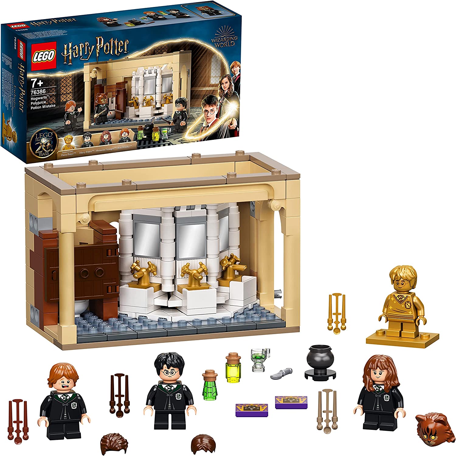 Bild zu Lego Harry Potter Hogwarts: Misslungener Vielsaft-Trank (76386) für 13,99€ (Vergleich: 16,36€)