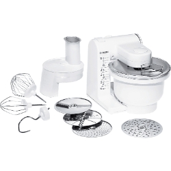 Bild zu BOSCH MUM4427 Küchenmaschine Weiß (Rührschüsselkapazität: 3,9 Liter, 500 Watt) für 67,22€ (VG: 79,93€)