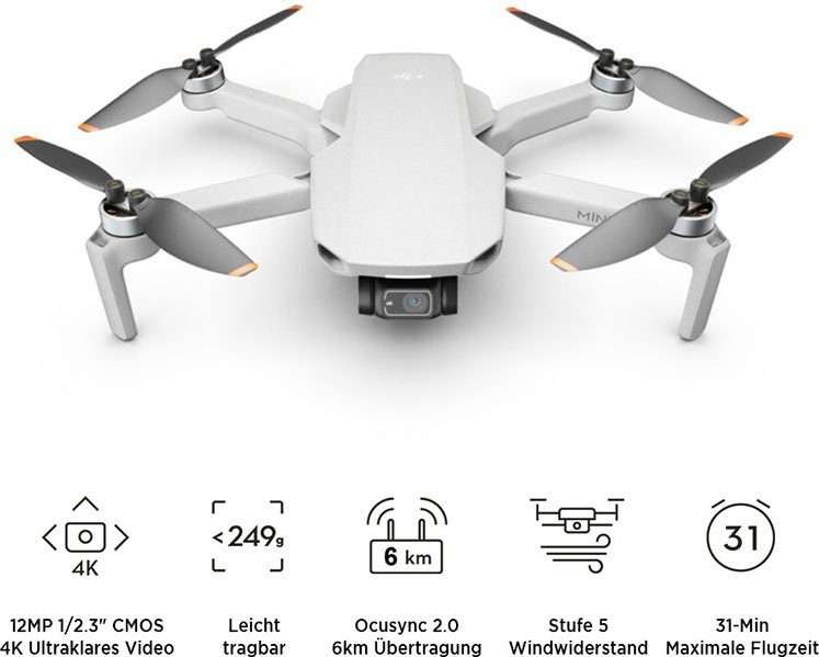 Bild zu Drohne DJI Mini 2 Fly More Combo ab 431,10€ (Vergleich: 499€)