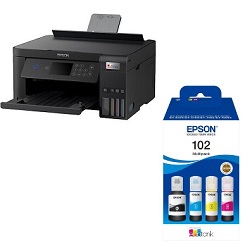 Bild zu Tintenstrahl Multifunktionsdrucker Epson EcoTank ET-2851 mit 4er Pack Tintenpatronen Epson EcoTank für 269€ (Vergleich: 311,99€)