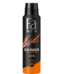 Bild zu Fa Men Deodorant & Bodyspray Dark Passion mit sinnlich-frischem Duft, 48h Schutz, 150 ml (1er Pack) für 99 Cent
