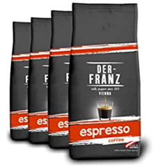 Bild zu DER-FRANZ Espresso Kaffee, Ganze Bohne, 1000 g (4er-Pack) für 23,50€