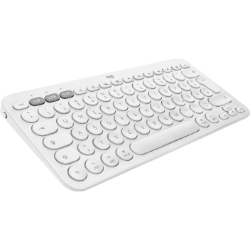 Logitech K380 Bluetooth Tastatur in Weiß für MAC