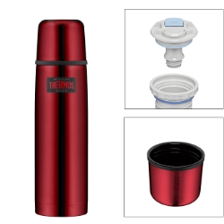 Bild zu THERMOS Thermosflasche Light&Compact (750ml, 18h heiß, 24h kalt, BPA-Free) in Rot für 25,12€ (VG: 33,96€)