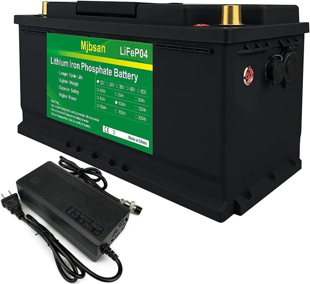 Bild zu 12V 100Ah LiFePO4-Lithium-Batterie mit 1.280 Watt Ausgangsleistung für 299€