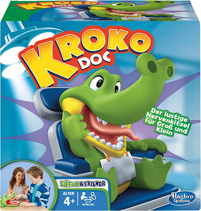 Bild zu Geschicklichkeitsspiel Hasbro Kroko Doc für 11,90€ (Vergleich: 24,89€)