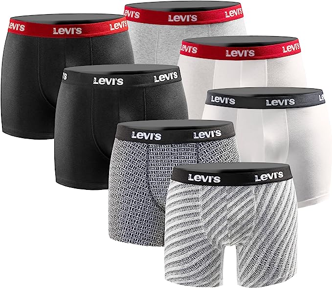 Bild zu 7er Pack Herren Boxershorts Levis Limited Style Edition in verschiedenen Designs für 37,99€ (Vergleich: 59,99€)
