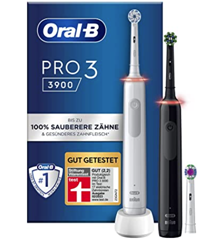 Bild zu Oral-B Pro 3 3900 Elektrische Zahnbürste inkl. gratis 2. Handstück für 59,99€