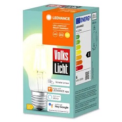 Bild zu 10er Pack Ledvance LED-Leuchtmittel Smart+ Volkslicht E27 (6W, Dimmbar, Bluetooth) für 12,99€ (Vergleich: 19,90€)