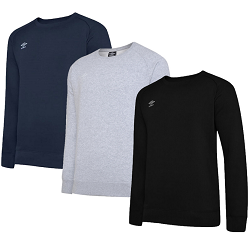 Bild zu 3er Pack Herren Sweatshirts Umbro UMJM0476 für 29,97€ (Vergleich: 44,85€)