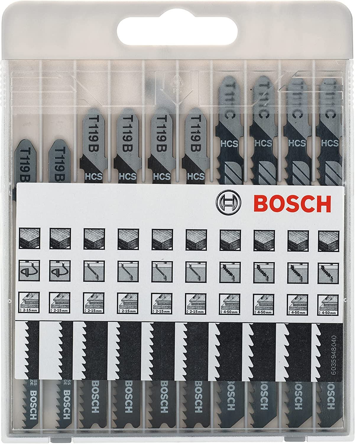 Bild zu Bosch Professional 10tlg. Stichsägeblatt Set für 6,28€ (VG: 11€)