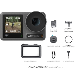 Bild zu DJI Osmo Action 3 Standard-Combo Actioncam, WLAN, Touchscreen für 299€ (VG: 335,90€)