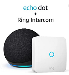 Bild zu [personalisiert] Ring Intercom von Amazon | Für Gegensprechanlagen. Fernentriegelung, automatische Freigabe für Amazon-Lieferungen + Echo Dot (5. Generation, 2022) für 59,99€