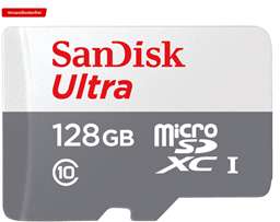 Bild zu SANDISK Ultra Micro-SDXC Speicherkarte, 128 GB, 80 MB/s für 9,99€