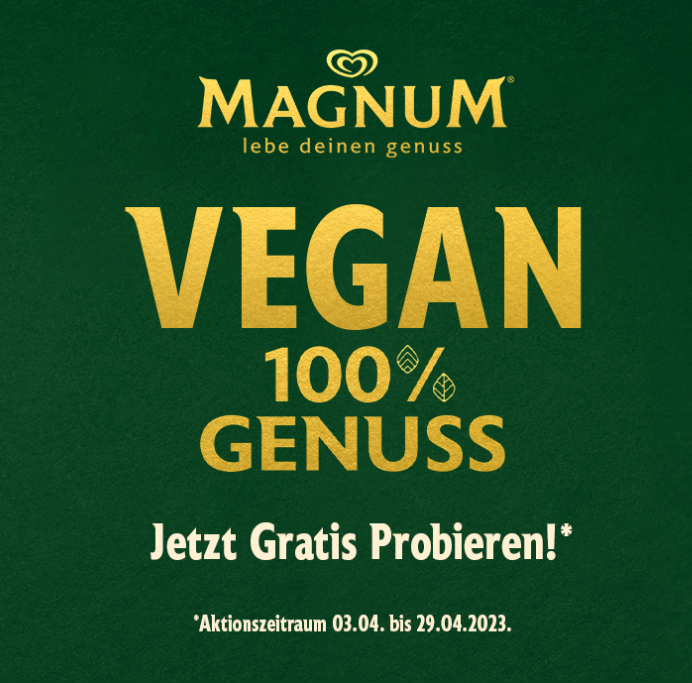Bild zu Magnum Vegan Eis Dank Erstattung kostenlos testen