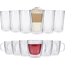Bild zu 6-teiliges Sänger Teeglas-Set (doppelwandig, 250 ml) für 24,99€ (VG: 38,99€) oder 6-teiliges Latte Macchiato Gläser-Set für 26,99€ (VG: 44,99€)