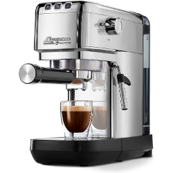 Bild zu Tchibo Siebträger Espressomaschine „Lapressa“ mit Doppelauslauf und Milchaufschäumdüse für 149€ (VG: 199€)