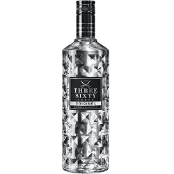 Bild zu 700ml Three Sixty Vodka Original (37,5%) für 9,99€ (Vergleich: 11,95€)