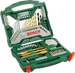 Bild zu 70-teiliges Bosch X-Line Titanium Bohrer und Schrauber Set (Holz, Stein und Metall) für 20,99€ (Vergleich: 24,94€)