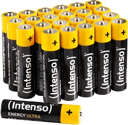Bild zu 24er Pack Intenso Energy Ultra (AAA) für 3,91€ (Vergleich: 7,32€)