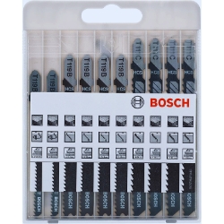 Bild zu Bosch Professional 10tlg. Stichsägeblatt Set Basic für Holz für 6,78€ (VG: 9,73€)