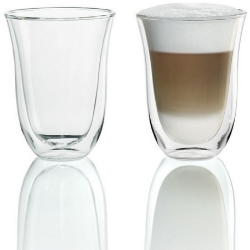 Bild zu 2er Set Delonghi Latte Macchiato Gläser für 17,94€ (VG: 21,49€)