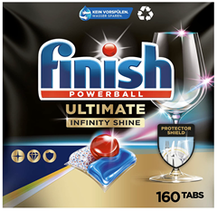 Bild zu Finish Ultimate Infinity Shine Spülmaschinentabs – Gigapack mit 160 Tabs für 17,27€