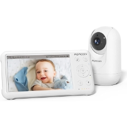 Bild zu momcozy Babyphone mit Kamera (1080P, 5 Zoll Monitor, 5000mAh Akku) für 95,99€