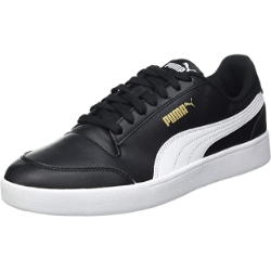 Bild zu [beendet] Puma Shuffle Unisex Sneaker, Schwarz-Weiß-Gold (Gr.: 37 – 48) für 20,99€ (VG: 41,25€)