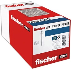 Bild zu 200 Stück Fischer PowerFast II CTF Spanplattenschrauben (3,0 x 25) für 2,79€ (Vergleich: 6,71€)
