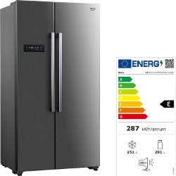 Bild zu BEKO GNO4331XPN Side-by-Side Kühlschrank ab 599€ (VG: 723,95€)