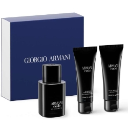 Bild zu Giorgio Armani Code Homme Set (EdT 50ml + AS 75ml + SG 75ml) für 39,99€ (VG: 65,20€)