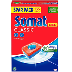 Bild zu Somat Classic Spülmaschinen Tabs (135 Tabs) für 13,29€ (mit Glück auch 10,49€)