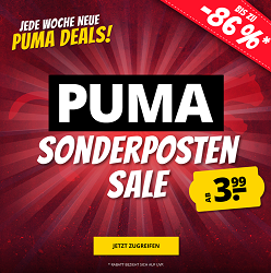 Bild zu Sportspar: Großer Puma Sonderposten Sale mit Artikeln ab 3,99€
