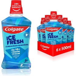 Bild zu 6 x 500ml Colgate Mundspülung Ice Fresh für 11,12€ (VG: 21,45€)