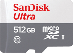 Bild zu SANDISK Ultra UHS-I mit Adapter für Tablets, Micro-SDXC Speicherkarte, 512 GB für 33,29€