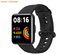 Bild zu XIAOMI Redmi Watch 2 Lite, Smartwatch Kunststoff Thermoplastisches Polyurethan, 140 – 210 mm, Black für 37€