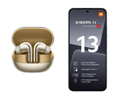 Bild zu [Super] Xiaomi 13 5G für 19,99€ (VG: 708,45€) inkl. gratis Xiaomi Buds 4 Pro (VG: 136€) mit 10GB LTE Daten, SMS und Sprachflat im Vodafone Netz für 24,99€/Monat