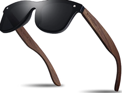 Bild zu KITHDIA Holz Sonnenbrillen für Herren und Damen für 11,99€